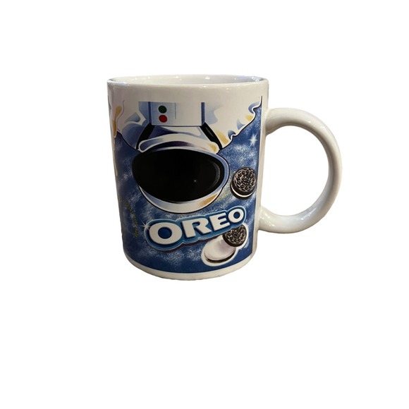Vintage Rare OREO Coffee Mug, Kraft Houston Harvest Astronaut - Picture 1 of 5